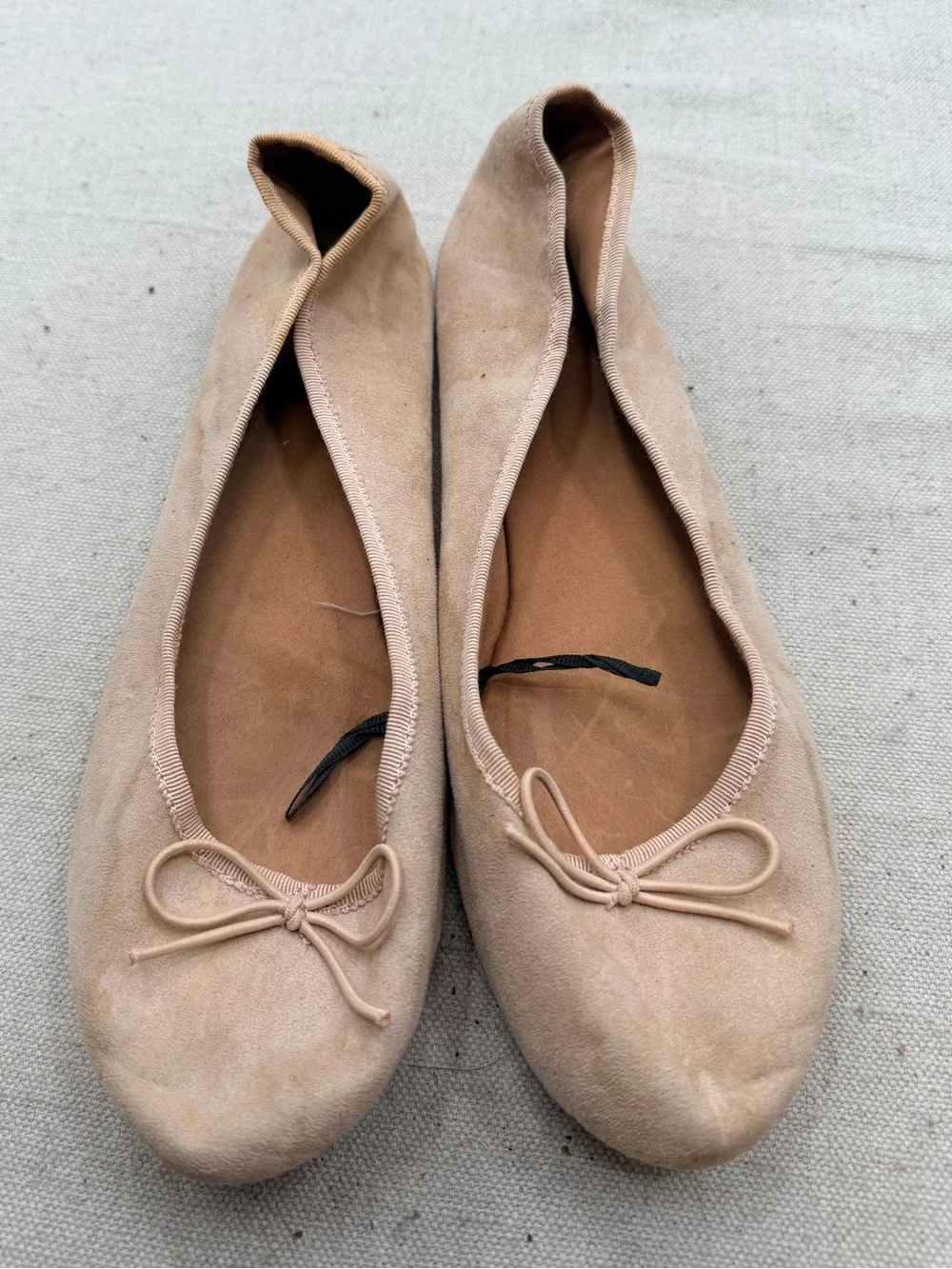 H&M Nude  Ballet Flats with Bow